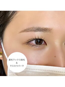 ワンバイワン(one by one)/眉毛ワックス&マスカラパーマ