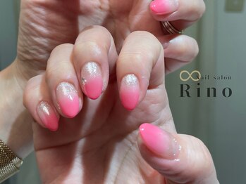 リノ 浦添店(Rino)/ホログラムハート×グラデネイル