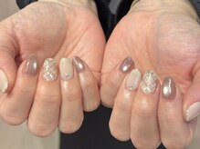 カノアネイルプレイス(KANOA nail place)/【冬】チェックデザイン