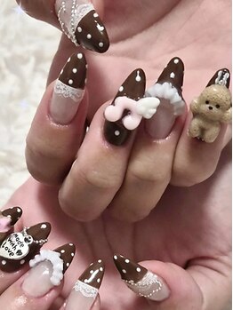 nail salon bunny's babiの写真/さらに指先まできれいに可愛く！理想の長さとデザインで見るたび嬉しくなるようなすらっと美しい指先へ♪