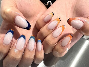ネイルキュート アンド クールラッシュ 亀有店(nailcute & CoolLash)/バーチャルFrench＊。