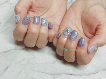 フランセス(Frances)/ラメ囲み×シェル