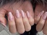 【初めての方に人気NO.1】ribbon design nail ￥9,100→￥7,100
