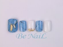 ビーネイル(Be NaiL)/天然石風フットネイル