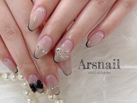 先端フレンチネイル