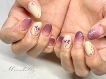 マンシェリー(Monshelly)/押し花ネイル