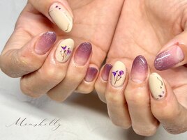 押し花ネイル