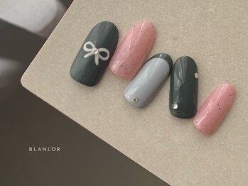 ネイルサロン ブランロール 三軒茶屋店(Blanl'or)/リボンネイル