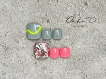 オーキッド バイ ビューティー(OrchiD.by BEAUTY)/【フット】親指２本アート