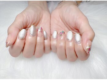 ネイルアンドアイラッシュサロン エスポアール(nail&eyelash salon espoir)/ステンドグラスネイル