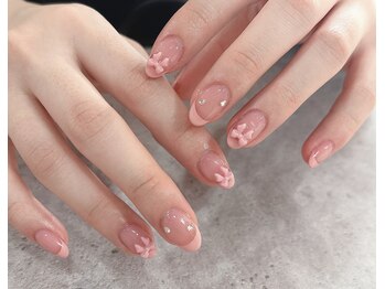 ネイルアンドブライダルエステ ベルム(Belm)/リボンネイル