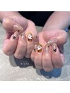 ハロウィン×フラッシュネイル