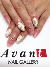 ネイルギャラリーアヴァン(NAIL GALLERY Avant)/ミューズピンクと天然石