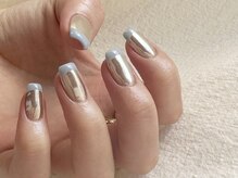 アイネイルズ 天神今泉店(I-nails)/【sana.i】ミラーフレンチネイル