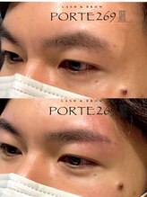 ポルテ269 あやめ池店(PORTE269)/アイブロウスタイリング　メンズ