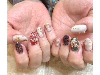 クリスマスネイル