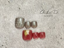 オーキッド バイ ビューティー(OrchiD.by BEAUTY)/【フット】親指２本アート