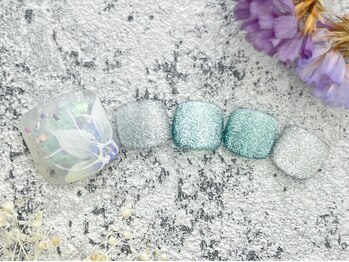 ビオトーププラス 銀座7丁目店(bio tope+)/お花フットネイル銀座フィルイン