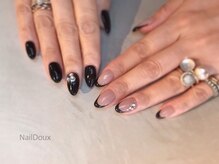 ネイル ドゥ 岡山駅前店(Nail Doux)/BLACKネイル