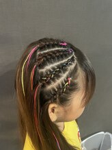 フラミンゴデザイン シー(flamingo design C)/【コーンロウ】1/4サイド