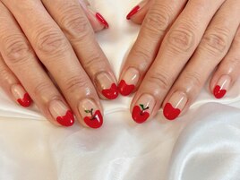 りんごネイル