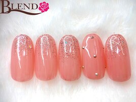 マオナチュラルピンクとラメグラ