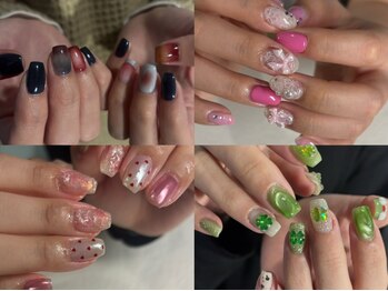 ピッコロネイル 宜野湾(Piccolo nail)の写真/絶妙なニュアンスで理想の指先を叶える◎こだわり派も納得の持ち込みデザインとお任せアートが人気♪
