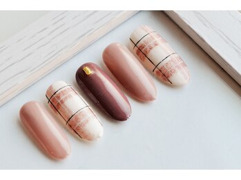 プレンティー 北千住西口店(plenty)/チェックネイル