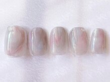 アイネイルズ 梅田店(I nails)/パステルマーブルニュアンス