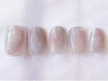 アイネイルズ 梅田店(I nails)/パステルマーブルニュアンス