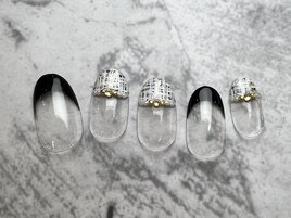 【初回オフ無料】ツイードネイル