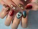 バレンタインネイル2