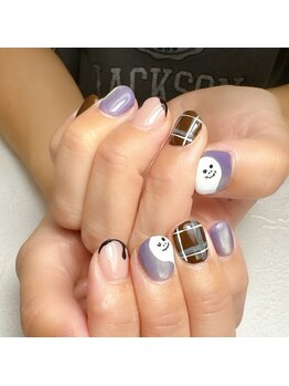 ハロウィンネイル