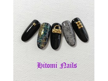 ヒトミネイルズ(Hitomi Nails)/クロコダイルネイル￥９、０００