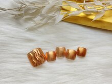 モンスリールネイル(Mon sourire nail)/【フット】定額アート8980円