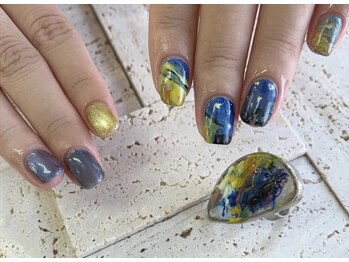 ミュゼアート(musee art)/油絵ネイル マグネットネイル