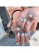 ミントリーフ バイ リート(Mint leaf by Reat)/グリーンフレンチ