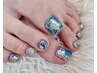 大人気！フットネイル・フルデザイン★【フットバス付】9900円