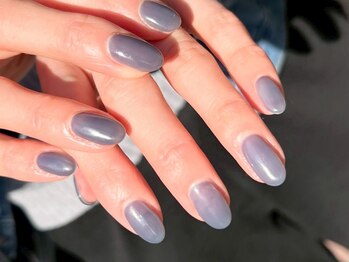 アンドネイル(+ and Nail)/ワンカラー/シアーネイビー