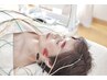 【首肩こり/眼精疲労】お顔の電気美容鍼＋首肩の鍼・マッサージ＋ヘッドスパ