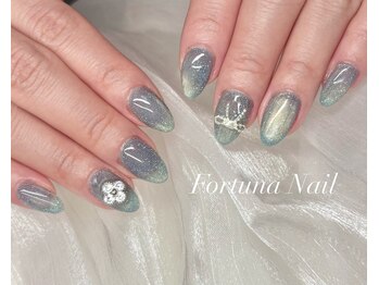 フォルトゥーナ 神田(Fortuna)/フラッシュ＋マグネットネイル