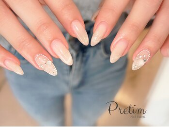 プレティム(Pretim)の写真/天文館通駅4分の好立地!働く女性に嬉しいスピーディーかつ高技術で、日常に溶け込む上品ネイルを叶えます＊