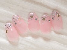 WHITE NAIL 三宮店【ホワイトネイル】【3月上旬 NEW OPEN（予定）】/ハートホロネイル/ピンクネイル