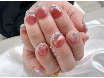 フローラネイルサロン/#日暮里#ガラスフレンチ