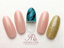 アンドルーチェ なんばパークス店(ANDRUCHE)/ターコイズネイル