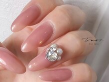 トラストネイル 札幌円山店(TrustNail)/美フォルム×ビジュー
