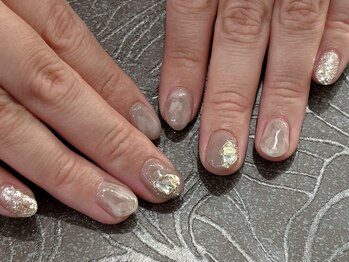 ウインド トータルビューティーサロン(WIND Total Beauty Salon)/グレージュネイル