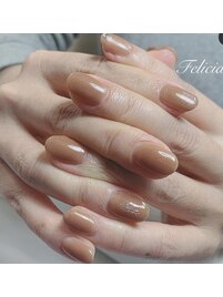 ベージュネイル￥8925(税込)