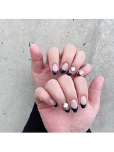 アンダーバーホワイトプラス 南海難波店(_WHITE+)/フレンチネイル