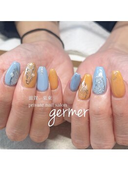 ジェルメ(germer)/さわやかなカラーの組み合わせ♪